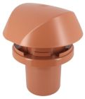 CHAPEAU VENTILATION AVEC ADAPTATEUR TUILE DOUILLE D 125 TERRAC    - VVT12T