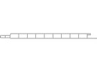 planchette rainurée 165 mm (6,06 ml/m²)