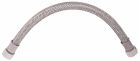 Flexible sanitaire acier inox - Souple, fiable et facile à raccorder - Raccord 2 Ecrous tournants 3/4' - Longueur : 500mm - DN10 - ACS - QB