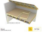 Panneau d’isolation thermique en mousse polyuréthane rigide (PIR) - Panneau d’isolation thermique en mousse polyuréthane rigide (PIR) EUROSOL® 30 mm 1200 x 1000 - Bords rainurés-bouvetés 4 côtés