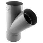 Culotte PVC évacuation 45° femelle/femelle Ø125 - CULOTTE FEMELLE 45° D 125 15p