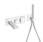 FACADE EXTERNE TABULA BAIN DOUCHE MURAL 2 SORTIES CHROME
