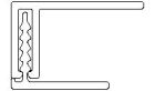 Bordure clipsable pour planche de rive longueur 2,6 ml blanc mat