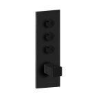 FACADE THERMO TWIST  THERMOSTATIQUE 3 SORTIES QUADRI BLACKMAT
