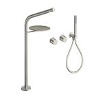 ensemble mitigeur mural bain/douche 2 sorties  avec bec sur pied  sx