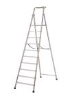 Marchepied aluminium simple PROBAT 10 marches - haut. 4,37m - Probat