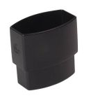MANCHETTE MALE/FEMELLE POUR TUBE DESCENTE 90X56 OVATION 28 NOIR - ZNGTN