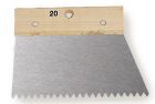 SPATULE A COLLE 20CM DENTS LARGES POINTUES 7X5MM FSC