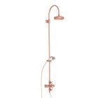 COLONNE DE DOUCHE CHAMBORD RETRO THERMO COMPLETE OR ROSE BROSSE PVD