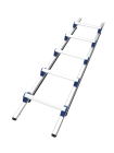Échelle de toit aluminium 1 plan EVOKLIP entraxe 330 mm - haut. 1,739m - Evoklip - Echelles seules