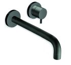 lavabo mural triverde 2 trous bec 22.5 cm black ex tv279