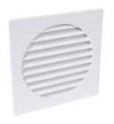GRILLE EXTERIEURE POUR TUBE DIAMETRE 200 ANTI INSECTE  BLANC  - 1GETM20B