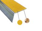 NEZ DE MARCHE AUTOADH ALU LARGE INTERIEUR 60MM X 46MM  ANTI 50MM  L.3000mm