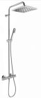 colonne de douche theta cube thermostatique chrome