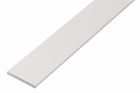 Profilé plat 25x2/1000 plastifié blanc