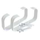 ETRIER 2P FIX TUBE + VIS + CHEVILLES