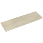 Chaperon de mur plat lisse 100x25x4.8 cm Beige