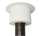 CACHE PROPRETE CONDUIT HAUTEUR 230 MM Ø 125 A 230 RAL9016