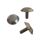 CLOUS PODOTACTILES PLAT INOX 316 R13 TETE D.25 MM TIGE 15 MM KIT DE 200