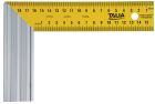 EQUERRE DROITE ET D'ONGLET LAME ACIER TALON ALU 400MM