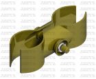 COLLIER HAUTE SECURITE POUR CLOTURES DE CHANTIER