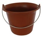 SEAU PLASTIQUE ROUGE 11L ANSE 5,3MM