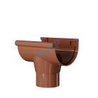 Naissance centrale à coller - Naissance centrale à coller pour Gouttière GD25 couleur MARRON