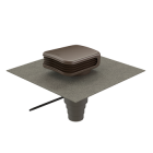 Terminal de ventilation Valetis universel brun UB gris avec multidiam