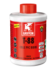 Colle PVC rigide à prise rapide liquide - T-88 - bidon avec pinceau goupillon 1L