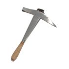 Marteau de couvreur manche Cuir panne large pour droitier