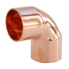 Coude cuivre à souder petit rayon 90° - Double Femelle - Pour tube cuivre Ø14 - Sachet de 10 pièces