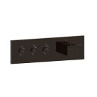 FACADE THERMO UP HORIZONTALE THERMO 3 SORTIES QUADRI CHROME NOIR