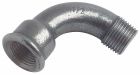 Courbe - Fonte galva - 90° - Grand Rayon - Mâle Femelle 20/27 N°1