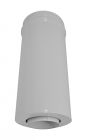 Tuyau inox / galva isolé blanc pour foyers ouvers, fermés, inserts, poêles  diam. 200/200 mm - long. 0,5m