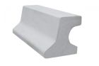 Glissière GA1 béton gris - long. 1m x larg. 38cm x haut. 37cm