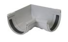 ANGLE DE GOUTTIERE INTERIEUR A JOINT POUR PROFILE LG25  GRIS     - UAI25