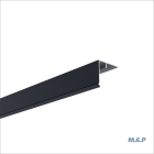 Couvercle Angle Alu mâle 50x50 en 3ml Anthracite