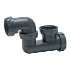 SIPHON DE BAIGNOIRE A SORTIE ORIENTABLE PRO