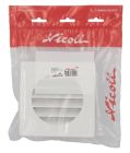 GRILLE EXTERIEURE POUR TUBE DIAMETRE 110 ANTI INSECTE  BLANC  - 1GETM11B