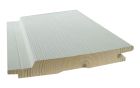 Bardage épicea du nord - LIGNUGRAV23 RHO 21 HF Blanc - long. 4,15m x larg. 12,5cm x ep. 19mm
