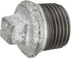 Bouchon fer galva mâle M.33x42 lien 1 pièce