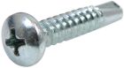 Vis autoforeuse à tête ronde et pointe forêt - long. 9,5mm - Boite de 500