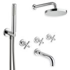 Mélangeur de bain douche EXECUTIVE encastré 3 sorties - chromé