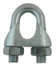 SERRE CABLE ETRIER STD D8MM(SACHET DE 2) ACIER ZINGUE