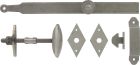 LOQUET A OLIVE COMPL.BRUT 33CM