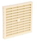 GRILLE MACONNERIE   CARREE 100 AVEC ANTI INSECTE  SABLE   - M114S