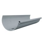 Profil de gouttière ronde dév.330 gris longueur 4m - PROFIL GOUTTIERE 33 GRIS 4 ML