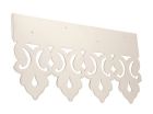 LAMBREQUIN HAUTEUR 250MM BLANC       - LAMB25B