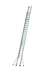 Échelle aluminium coulissante 2 plans 2x23 échelons - haut. 12,84m - Platinium 300 coulisse à corde 2 plans