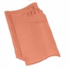Tuile de ventilation terre cuite - Panne S Vieux nord - long. 34,4 cm x larg. 23,4 cm